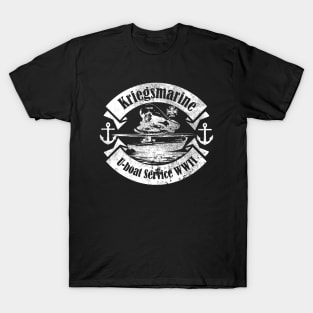 WW2 Kriegsmarine U-boat Service (distressed) T-Shirt